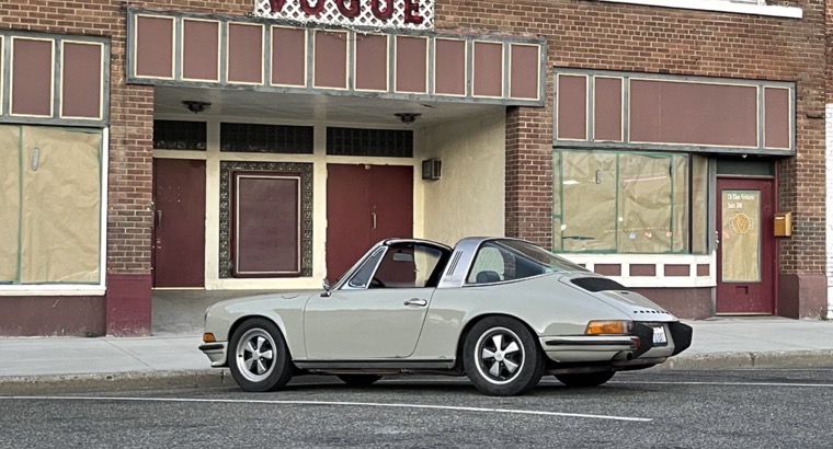 A Porsche 911 parked on the street